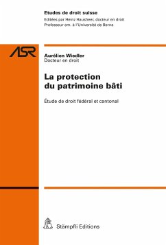 Cover La protection du patrimoine bâti (eBook, PDF)