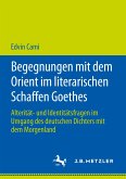 Begegnungen mit dem Orient im literarischen Schaffen Goethes