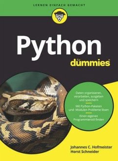 Python für Dummies - Schneider, Horst;Hofmeister, Johannes C.