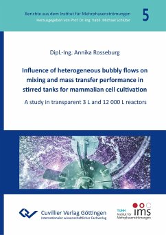 Influence of heterogeneous bubbly flows on mixing and mass transfer performance in stirred tanks for mammalian cell cultivation - Rosseburg, Annika