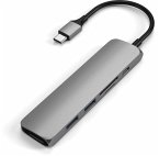 Satechi Type-C USB Passthrough HDMI Hub V2 space gray