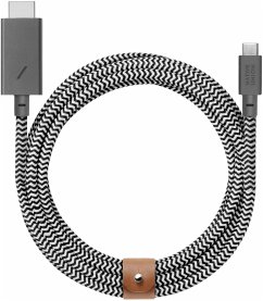 Native Union Belt Cable USB-C to HDMI 3m Zebra