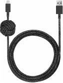 Native Union Night Cable USB-A to Lightning 3m Black