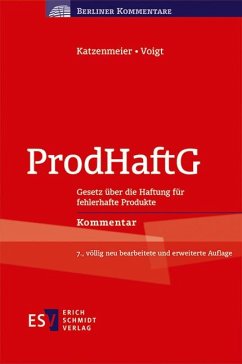 ProdHaftG - Katzenmeier, Christian;Voigt, Tobias