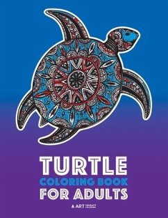 Turtle Coloring Book For Adults - Art Therapy Coloring