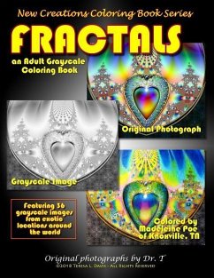 New Creations Coloring Book Series: Fractals - Davis, Brad; Davis, Teresa