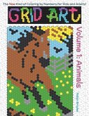 Grid Art: Animals: Coloring Book for Kids and Adults
