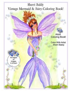 Sherri Baldy Vintage Mermaid and Fairy Coloring Book - Baldy, Sherri Ann