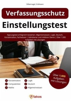 Einstellungstest Verfassungsschutz - Erdmann, Waldemar;Silbernagel, Philipp