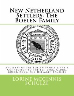 New Netherland Settlers - Mcginnis Schulze, Lorine