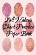 Fall Makeup Chart Practice Paper Book - Bild 1