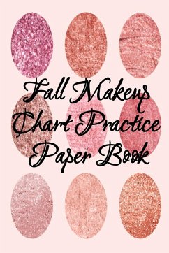 Fall Makeup Chart Practice Paper Book - Beautiful, Blush