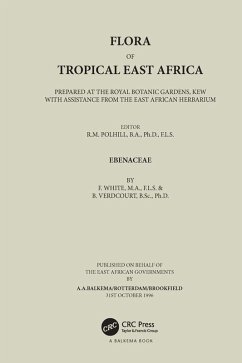 Flora of Tropical East Africa - Ebenaceae (1996) (eBook, ePUB) - Verdcourt, B.; White, F.