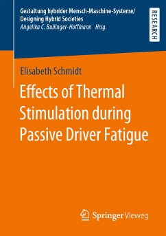 Effects of Thermal Stimulation during Passive Driver Fatigue (eBook, PDF) - Schmidt, Elisabeth