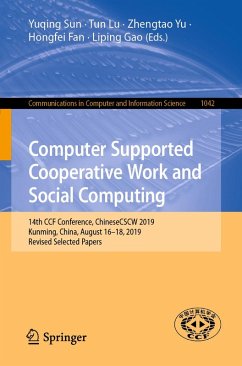 Computer Supported Cooperative Work and Social Computing (eBook, PDF)