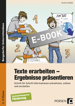 Texte erarbeiten - Ergebnisse präsentieren (eBook, PDF) - Lindstädt, Dorota