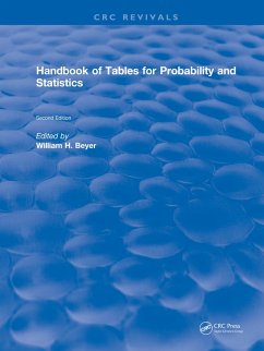 Handbook of Tables for Probability and Statistics (eBook, PDF) - Beyer, William H.