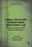China, the EU and International Investment Law (eBook, PDF)