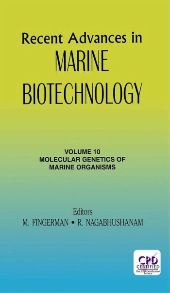 Recent Advances in Marine Biotechnology, Vol. 10 (eBook, PDF)