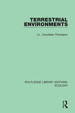 Terrestrial Environments (eBook, PDF) - Cloudsley-Thompson, J. L.