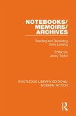 Notebooks/Memoirs/Archives (eBook, PDF)