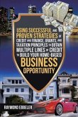 Using Successful and Proven Strategies of Credit and Finance, Grants, and Taxation Principles to Obtain Multiple Lines of Credit to Build Your Home-Based Business Opportunity (eBook, ePUB)