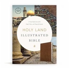 CSB Holy Land Illustrated Bible, British Tan Leathertouch, Indexed - Csb Bibles By Holman