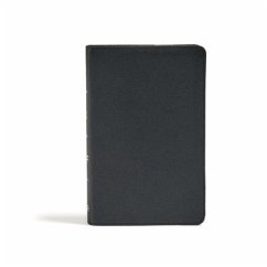 CSB Personal Size Bible, Black Genuine Leather - Csb Bibles By Holman