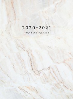 2020-2021 Two Year Planner: Large Monthly Planner with Inspirational Quotes and Marble Cover (Hardcover) - Planners, Jhk