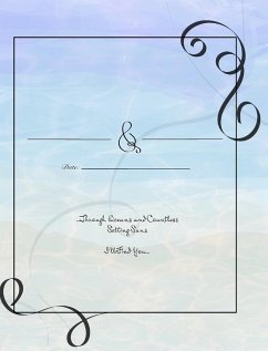 Beach Wedding Guest Book - Simple Decorative Beach Cover - Mantablast