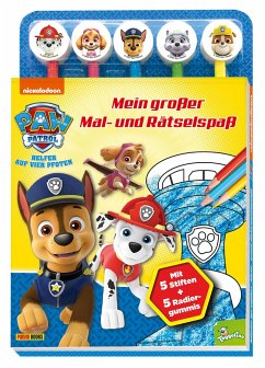 PAW Patrol: Mein großer Mal- und Rätselspaß - Panini