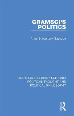 Gramsci's Politics (eBook, ePUB) - Sassoon, Anne Showstack