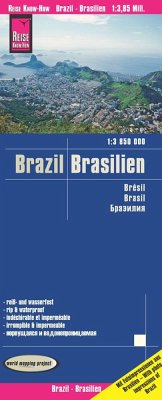 Reise Know-How Landkarte Brasilien / Brazil (1:3.850.000) - Peter Rump, Reise Know-How Verlag