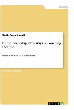 Entrepreneurship. New Ways of Founding a Startup