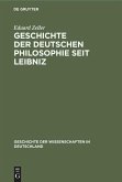 Geschichte der deutschen Philosophie seit Leibniz