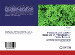 Cover Potassium and Sulphur Response on Productivity of Forage Berseem