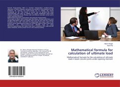 Mathematical formula for calculation of ultimate load - Singla, Neeru; Pal, Yesh