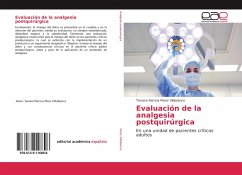 Evaluación de la analgesia postquirúrgica