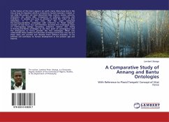 A Comparative Study of Annang and Bantu Ontologies - Ukanga, Lambert