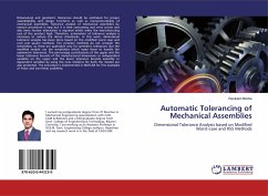 Automatic Tolerancing of Mechanical Assemblies - Mordia, Ravikant