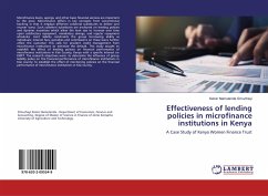 Effectiveness of lending policies in microfinance institutions in Kenya - Omucheyi, Kelvin Namutenda