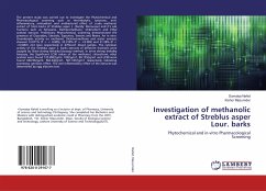 Investigation of methanolic extract of Streblus asper Lour. barks - Nahid, Sumaiya; Mazumder, Kishor