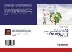 Environmental management systems of selected companies in Eleme LGA - Kika Alalekenwi, Helen; Arokoyo, Samuel B