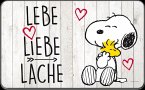 Snoopy Brettchen &quote;Lebe, Liebe, Lache&quote;