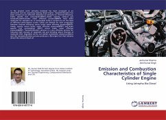 Emission and Combustion Characteristics of Single Cylinder Engine - Sharma, Jai Kumar; Singh, Amit Kumar