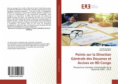 Points sur la Direction Générale des Douanes et Accises en RD Congo - Bundjoko, Achille; Katende K., Simon