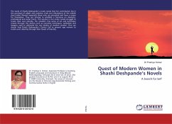 Quest of Modern Women in Shashi Deshpande¿s Novels - Yenkar, Pradnya