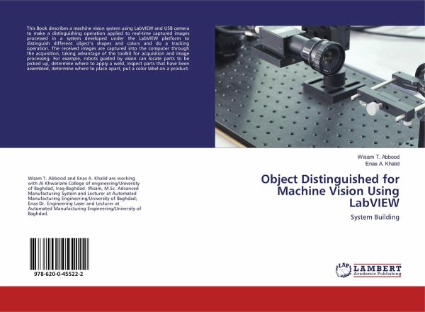 Object Distinguished for Machine Vision Using LabVIEW Object Distinguished for Machine Vision Using LabVIEW