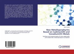 New Metalloporphyrins Based on Cadmium(II) and Vanadium(IV) Metals - Chadlia, Mchiri