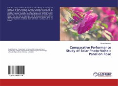 Cover Comparative Performance Study of Solar Photo-Voltaic Panel on Rose